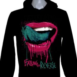 Falling In Reverse long-sleeved t-shirt w/hoodie size L