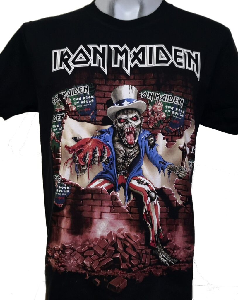 iron maiden t shirt hm