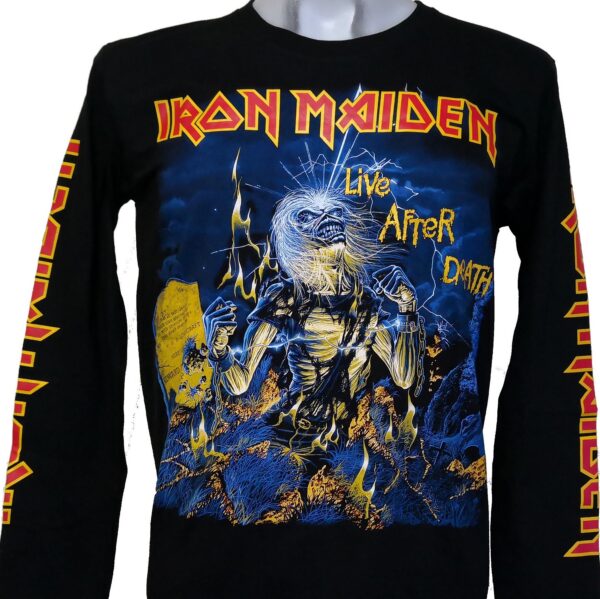 Iron Maiden long-sleeved t-shirt Live After Death size M - Image 2