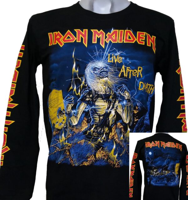 Iron Maiden long-sleeved t-shirt Live After Death size M