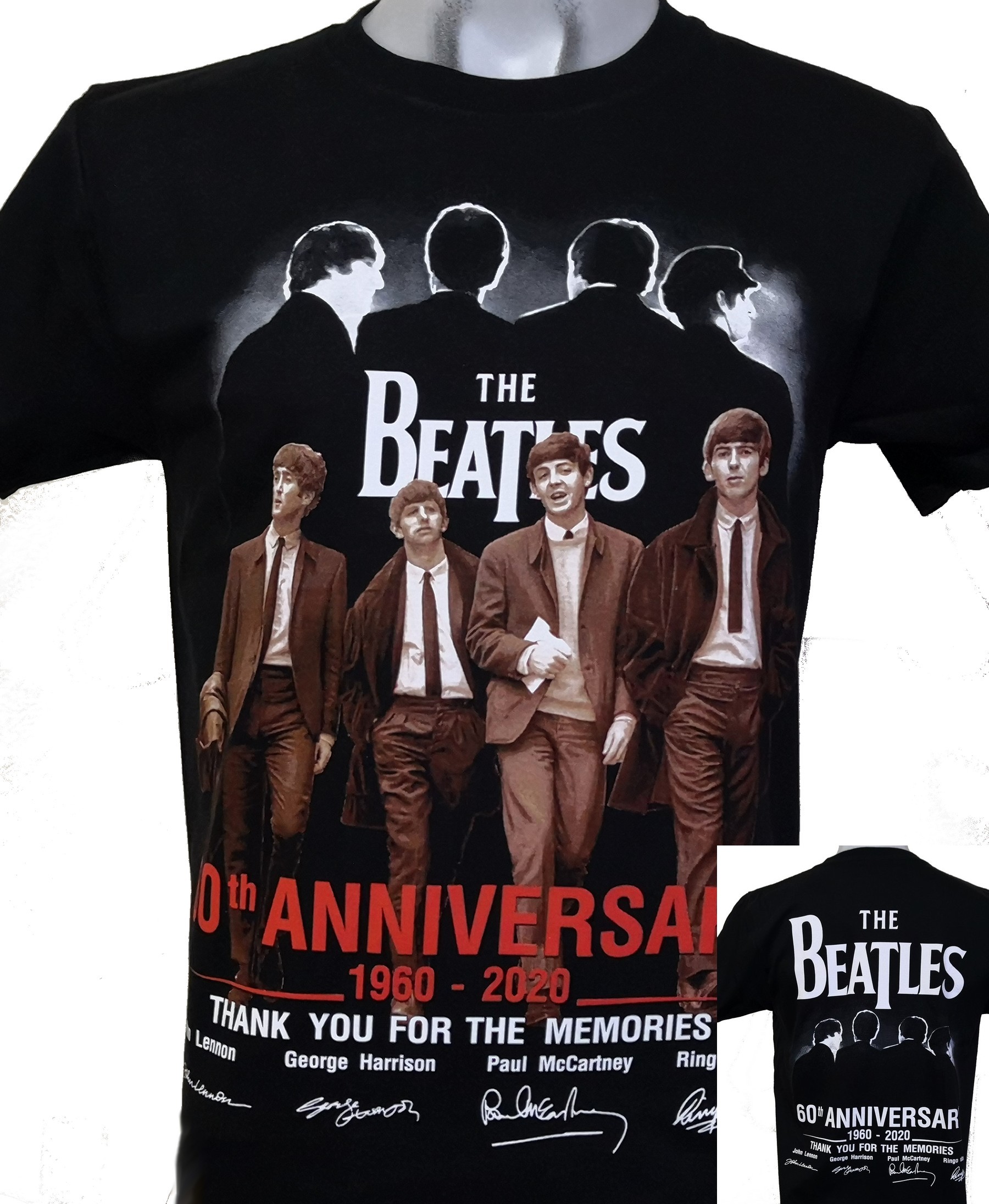 The Beatles t-shirt 60th Anniversary size S – RoxxBKK