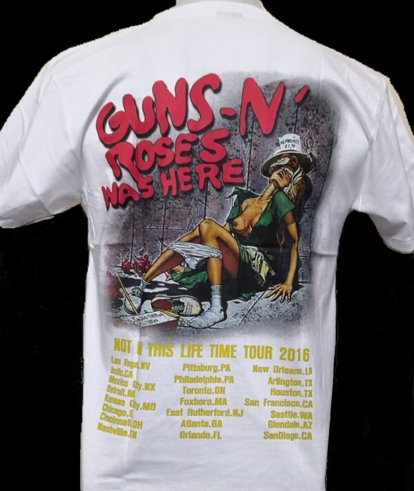 Guns `n` Roses t-shirt Not in This Life Time size S - Image 3