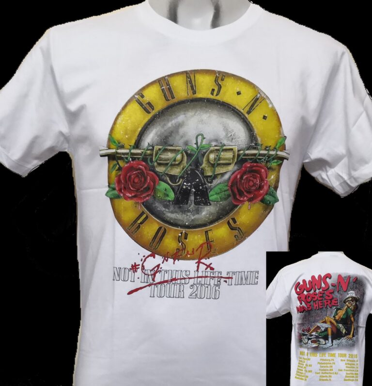 Guns `n` Roses t-shirt Not in This Life Time size S
