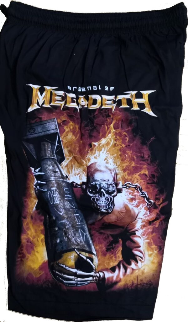 Megadeth shorts Arsenal of Megadeth