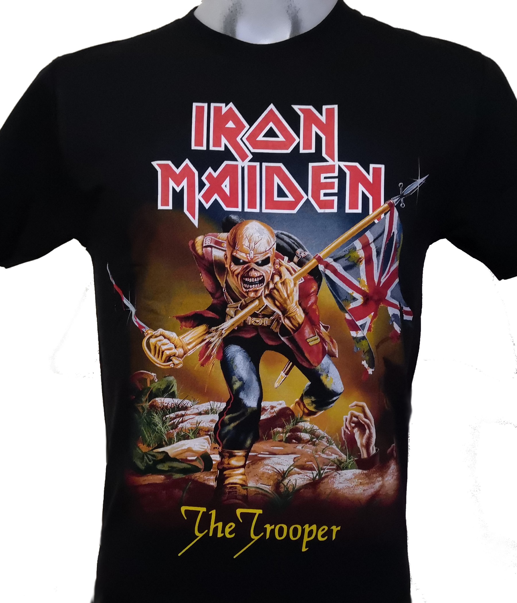 Skriv en rapport forfatter femte Iron Maiden t-shirt size 4-6 years The Trooper – RoxxBKK