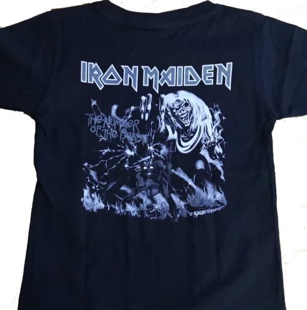 Iron Maiden t-shirt size 4-6 years The Number of the Beast - Image 2