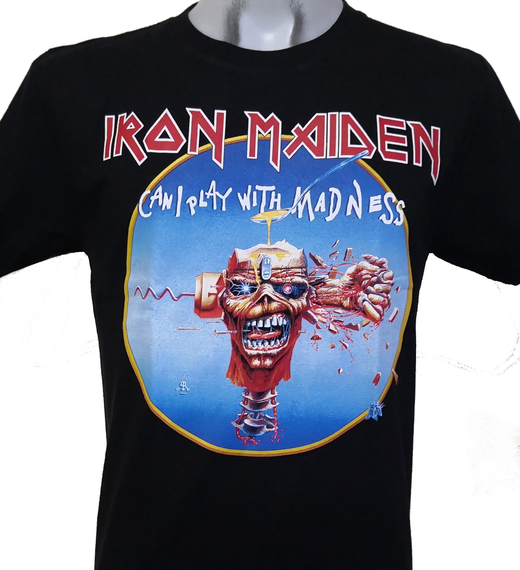 Iron Maiden T Shirt Can I Play With Madness Size L Roxxbkk