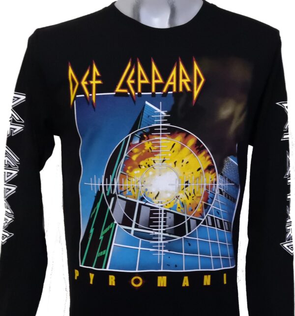 Def Leppard long-sleeved t-shirt Pyromania size XXL