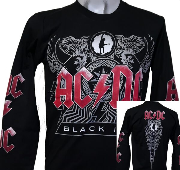 AC/DC long-sleeved t-shirt Black Ice size M