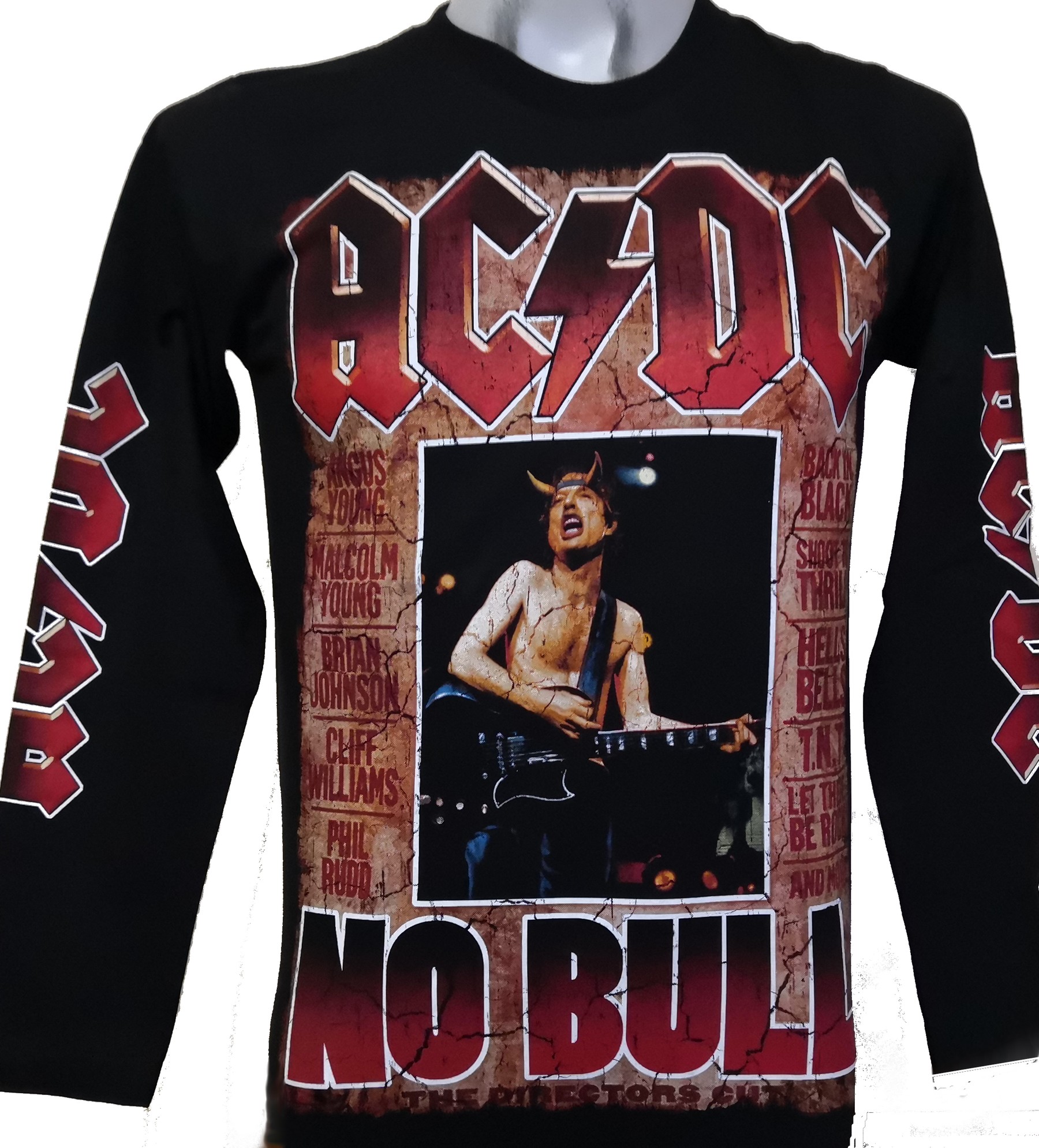 rod Deltage Hende selv AC/DC long-sleeved t-shirt No Bull size S – RoxxBKK