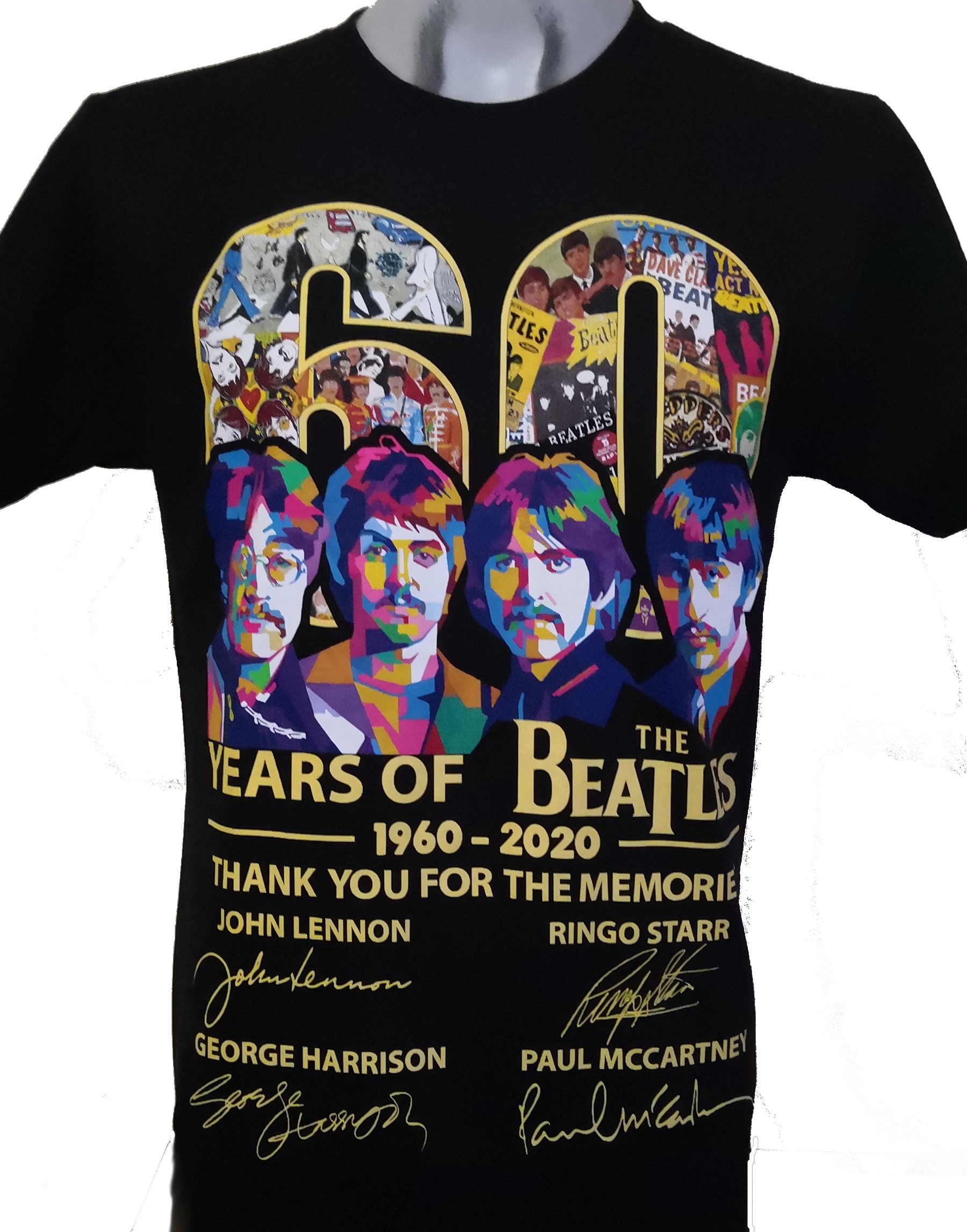 The Beatles t-shirt 60 Years Of size L – RoxxBKK