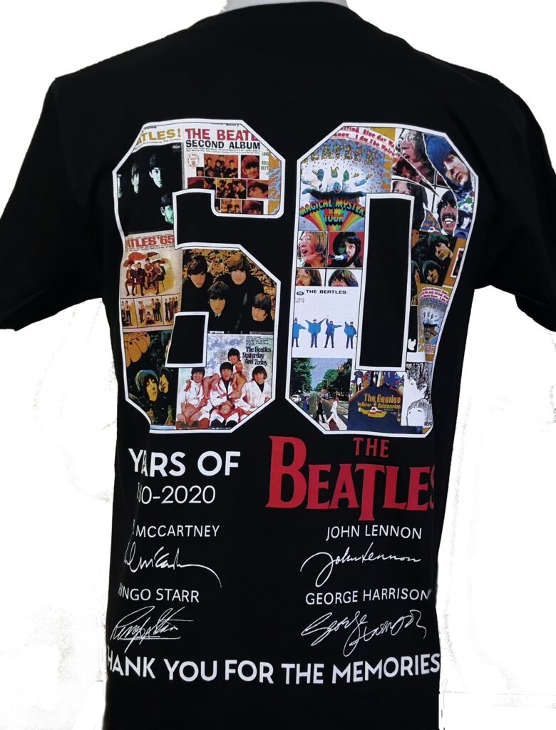 The Beatles t-shirt 60 Years Of size XL – RoxxBKK