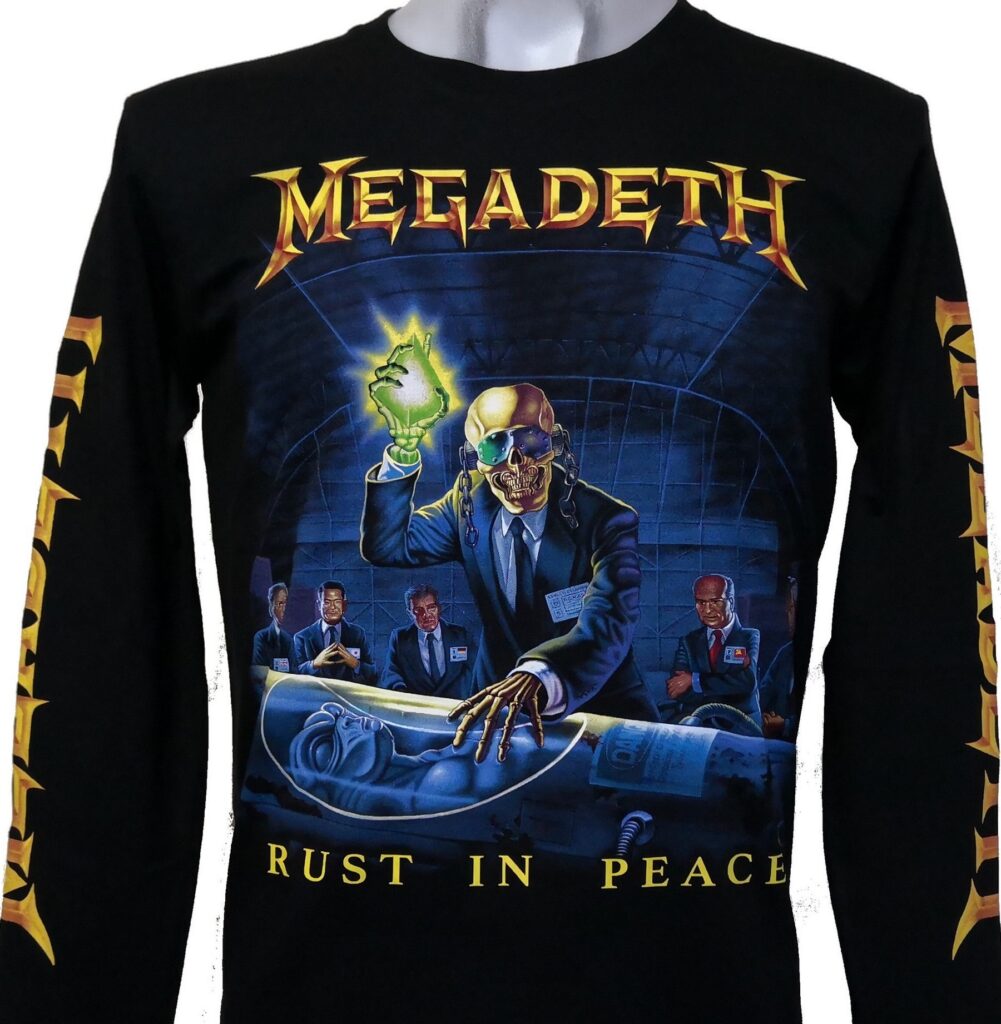 Megadeth long-sleeved t-shirt Rust in Peace size XL – RoxxBKK
