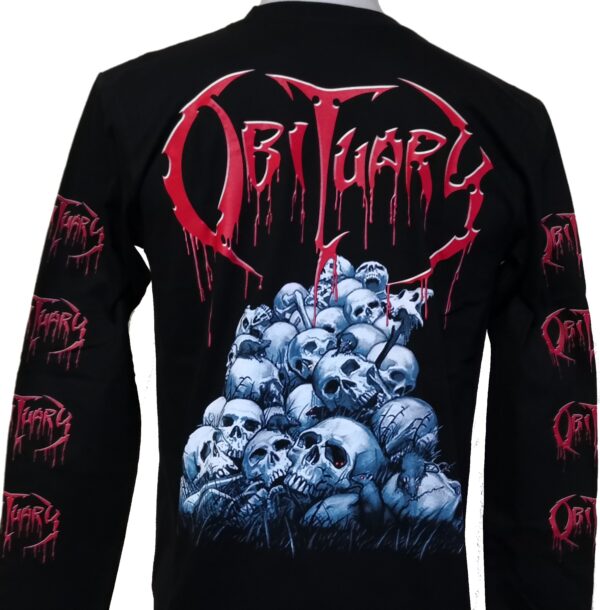 Obituary long-sleeved t-shirt Cause of Death size XXL - Image 3