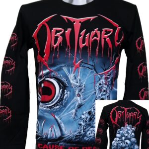 Obituary long-sleeved t-shirt Cause of Death size M