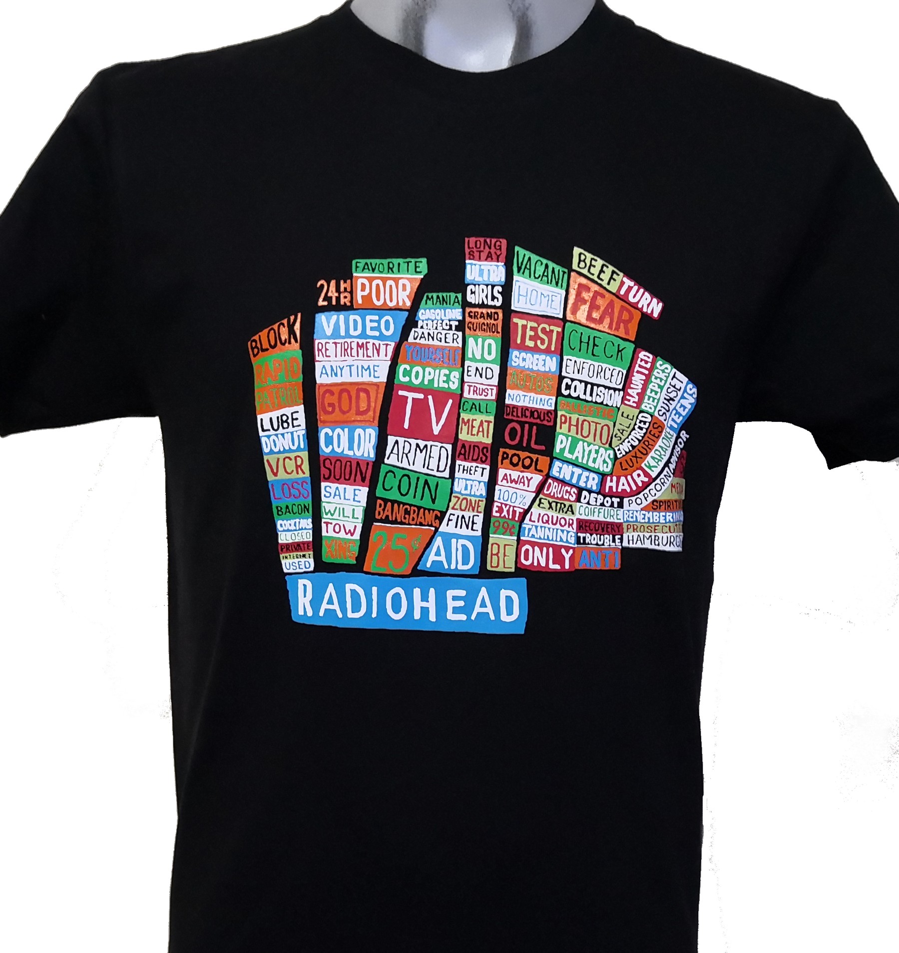 Radiohead t shirt Hail to the Thief size XL