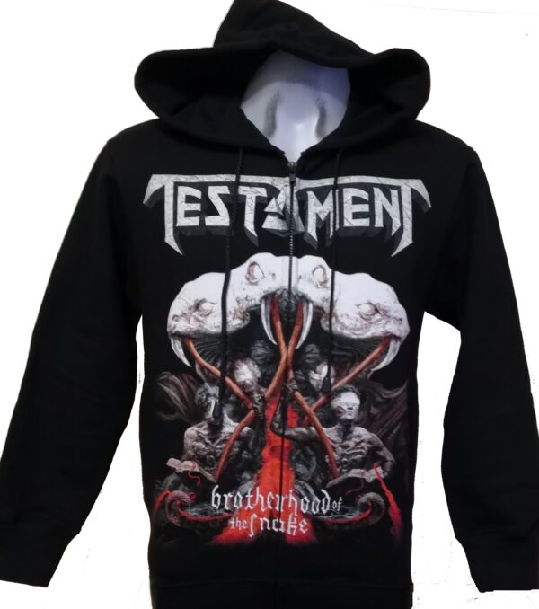50% OFF!! Testament jacket/hoodie Brotherhood of the Snake size M