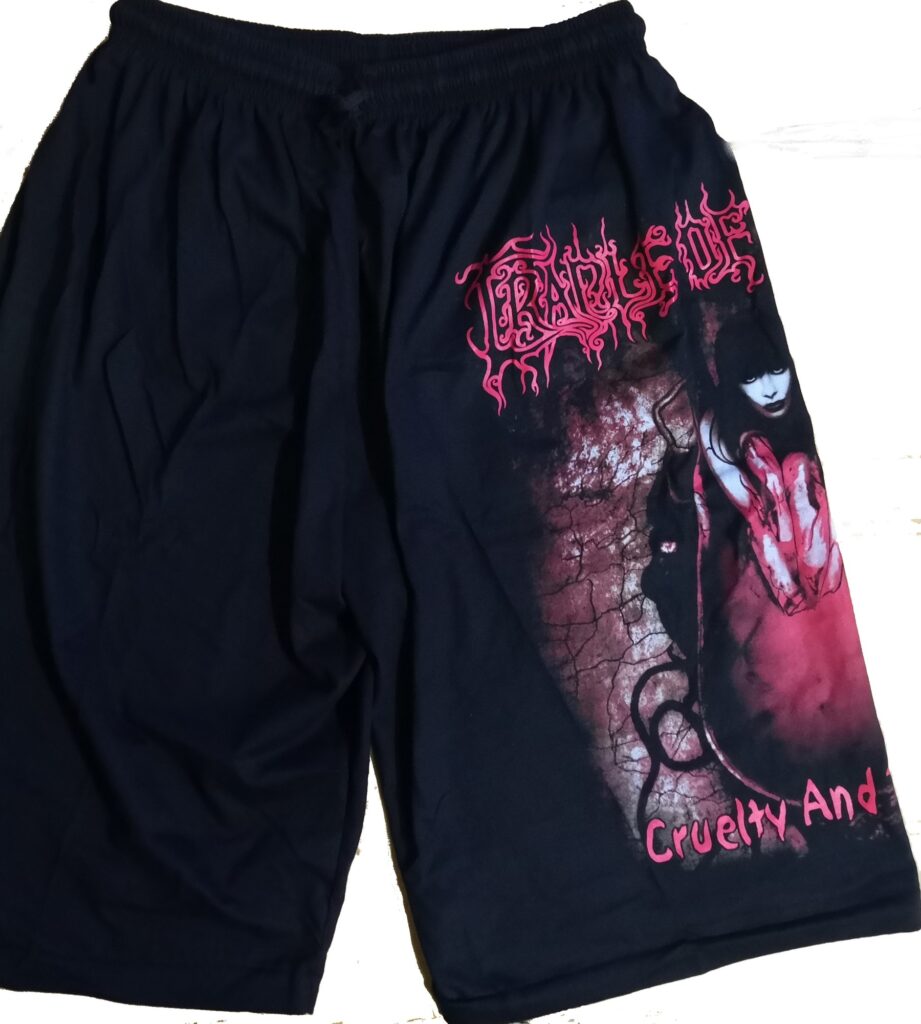 Cradle Of Filth shorts Cruelty and the Beast – RoxxBKK