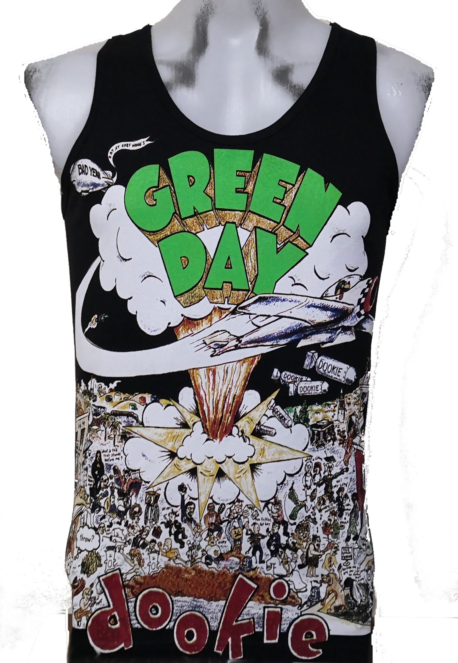 Green Day tank top Dookie size M