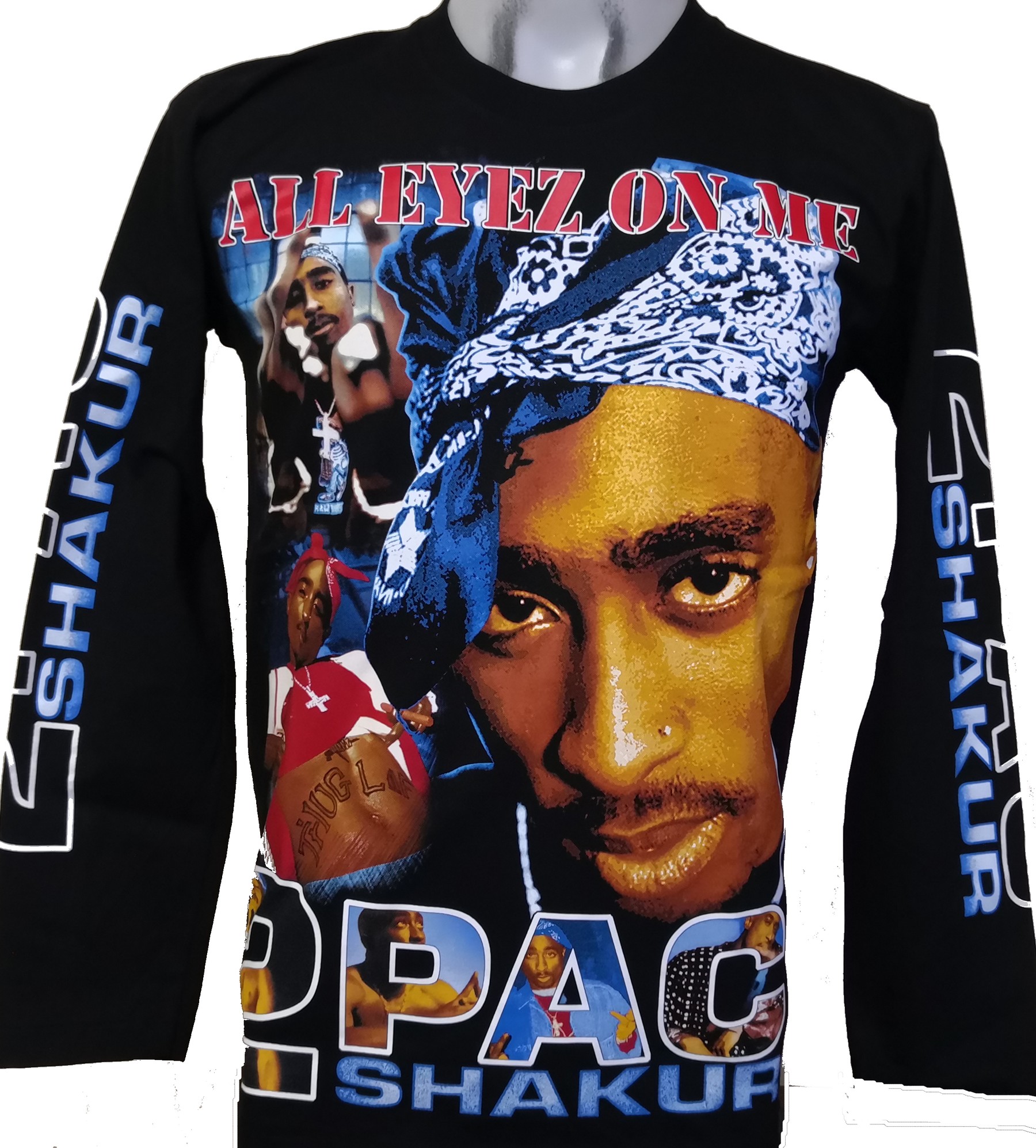 Tupac T Shirt / Tupac Shakur 2Pac Coloured Profiles Official Tee T