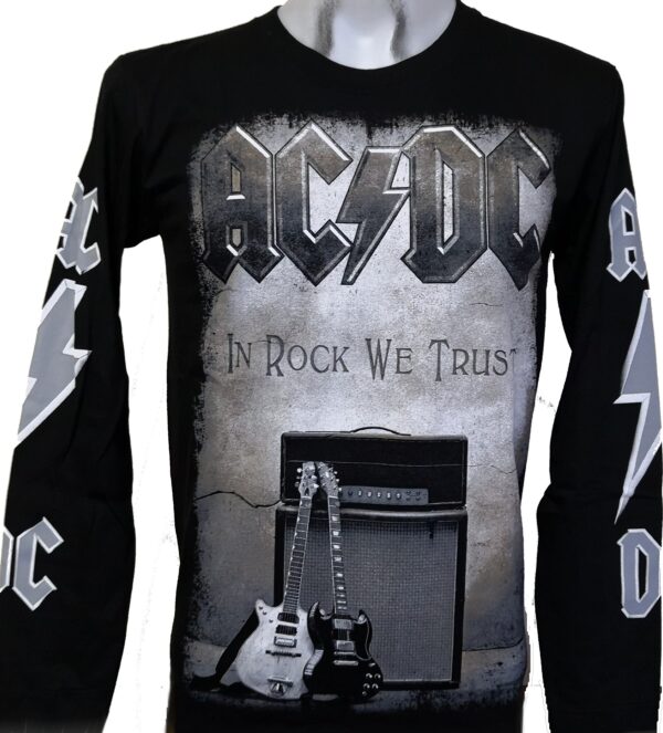 AC/DC long-sleeved t-shirt In Rock We Trust size XXL