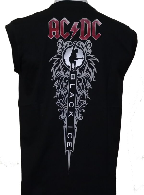 AC/DC sleeveless t-shirt Black Ice size S - Image 2