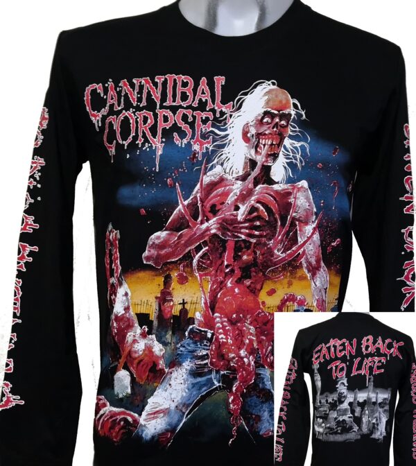 Cannibal Corpse long-sleeved t-shirt Eaten Back To Life size M