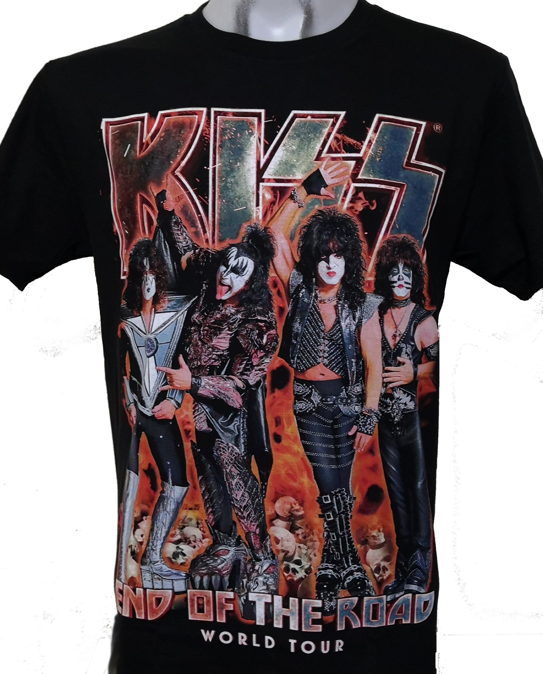 KISS End of the road tour 2023-All Disign Unisex T-Shirt - Full Color ,  S-3XL