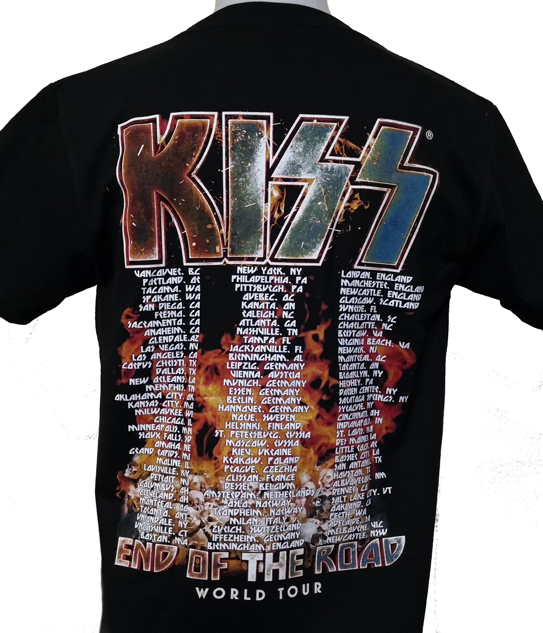 KISS END OF THE ROAD TOUR MERCHANDISE 