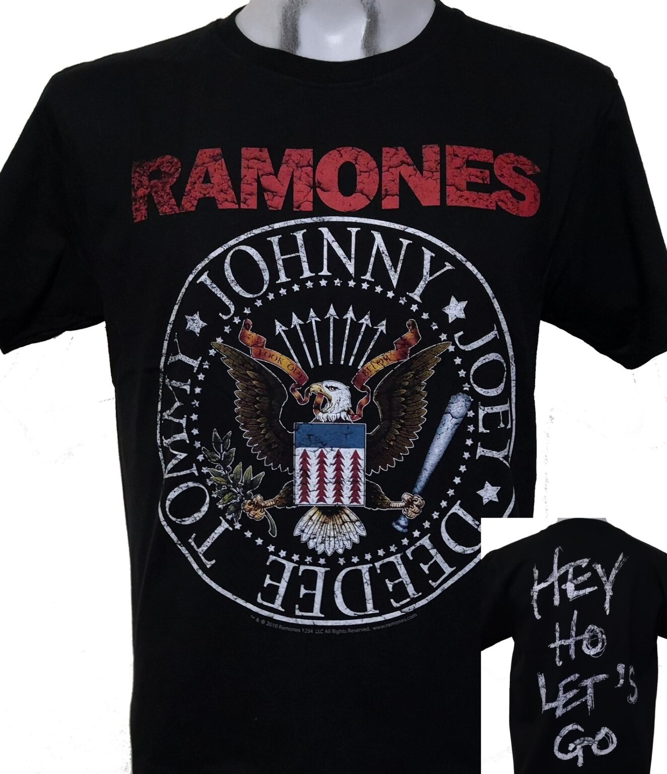 Ramones T Shirt Hey Ho Let`s Go Size Xl Roxxbkk 