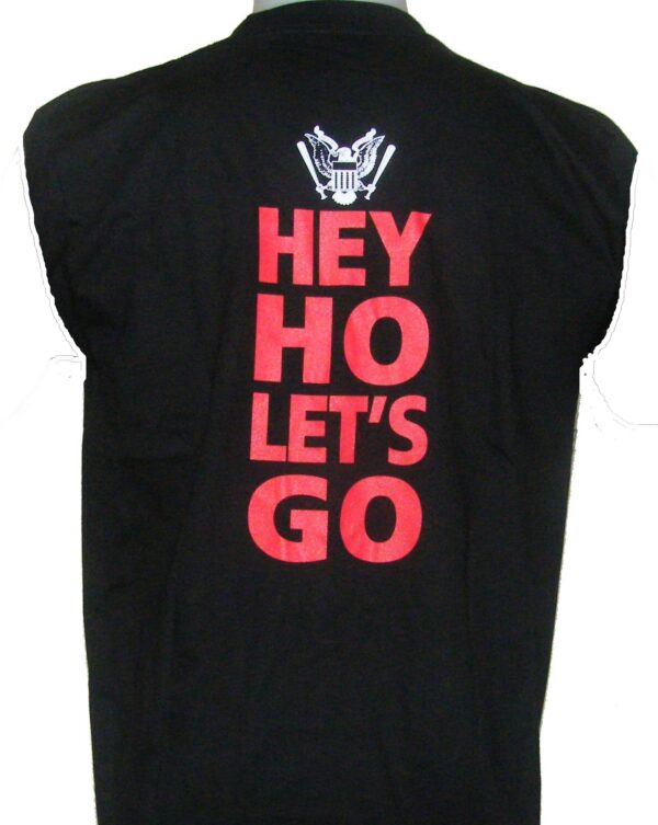 Ramones sleeveless t-shirt Hey Ho Let`s Go size S - Image 2