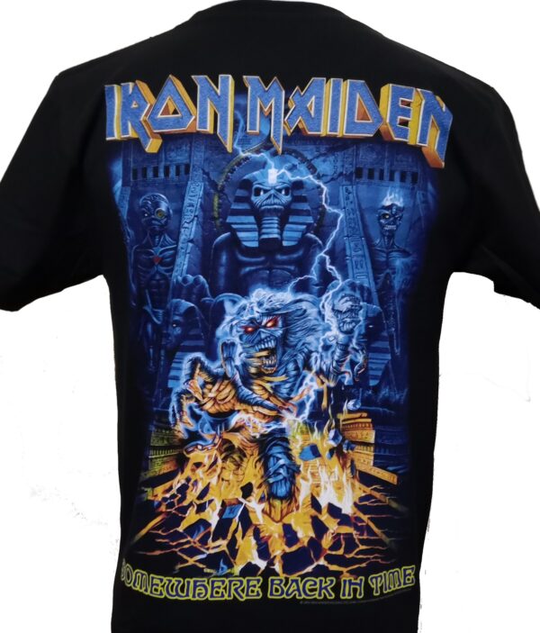 Iron Maiden t-shirt Somewhere Back In Time size M - Image 3