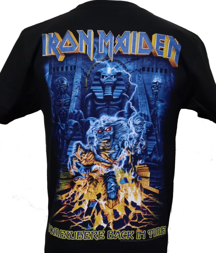 Iron Maiden t-shirt Somewhere Back In Time size M – RoxxBKK