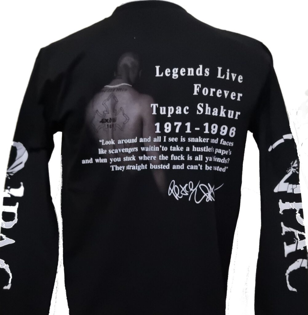 Tupac Cannabis Long Sleeve T-Shirt main image 0