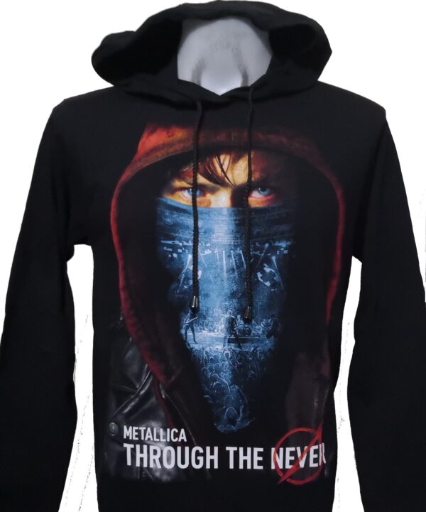 Metallica long-sleeved t-shirt w/hoodie Through The Never size XL