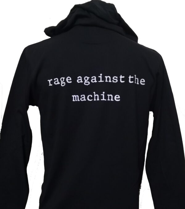 Rage Against The Machine long-sleeved t-shirt w/hoodie size M - Image 2