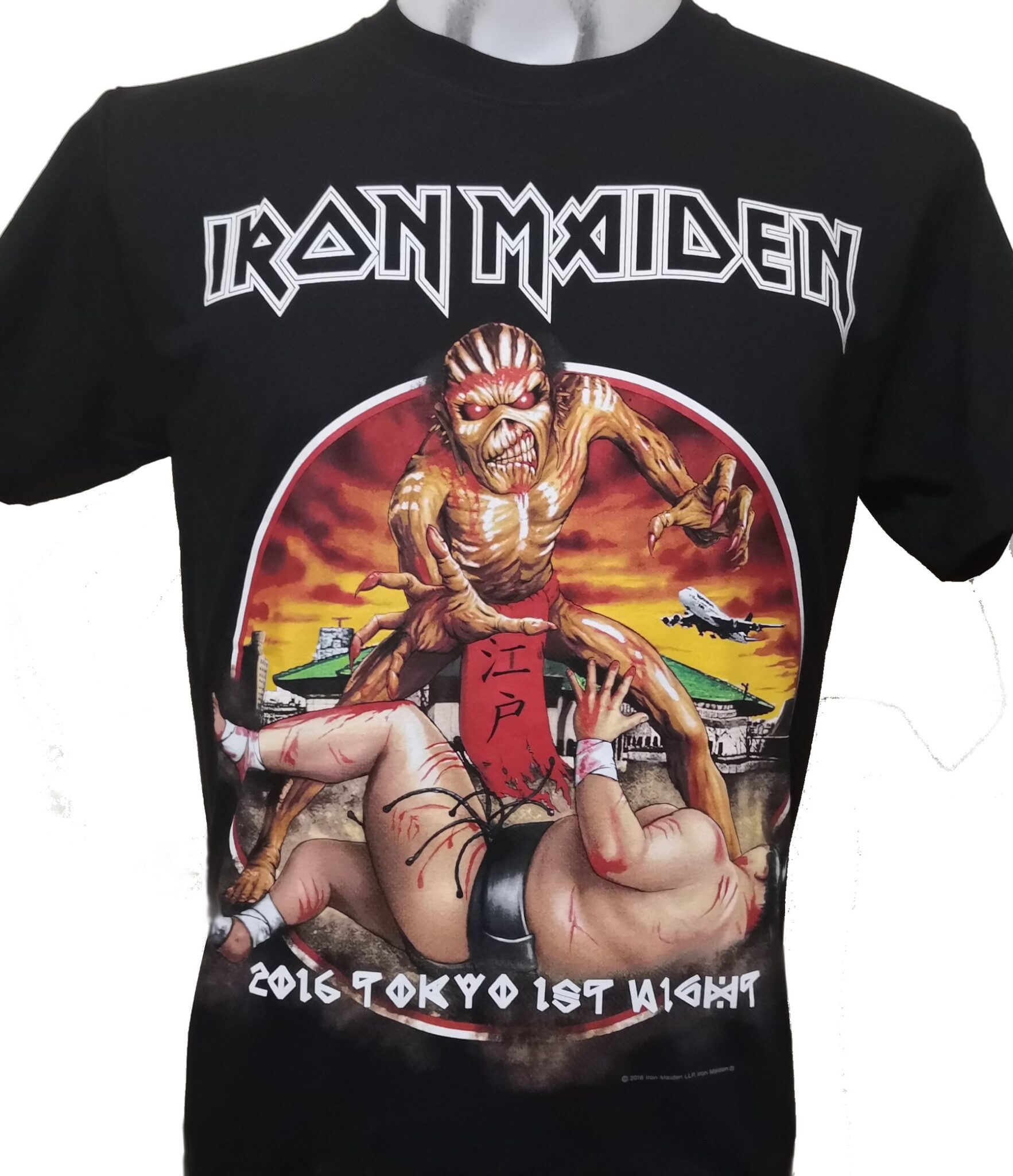 iron maiden maiden japan t shirt