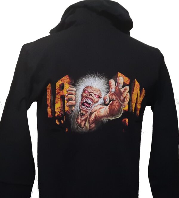 Iron Maiden long-sleeved t-shirt w/hoodie size S - Image 2