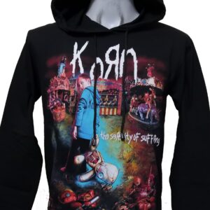 Korn long-sleeved t-shirt w/hoodie The Serenity of Suffering size S