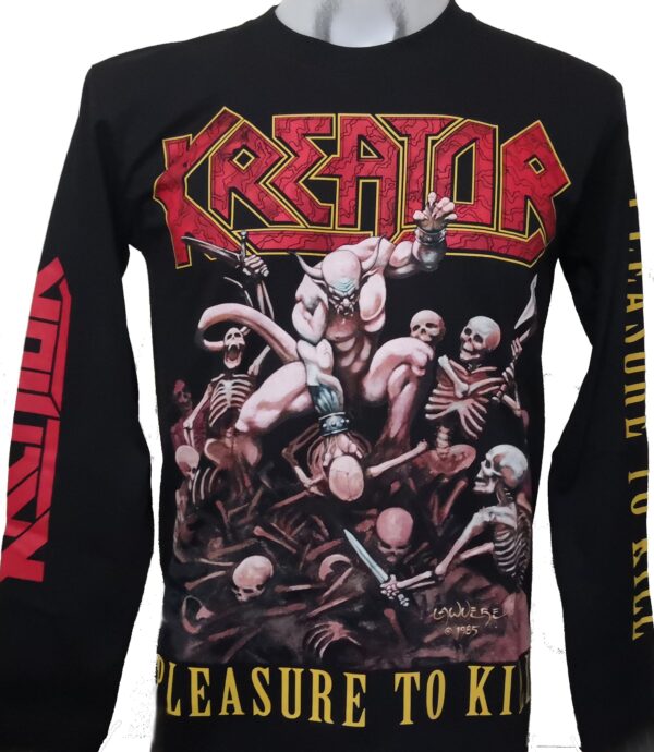 Kreator long-sleeved t-shirt Pleasure to Kill size L