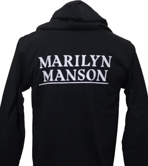 Marilyn Manson long-sleeved t-shirt w/hoodie size XL - Image 2