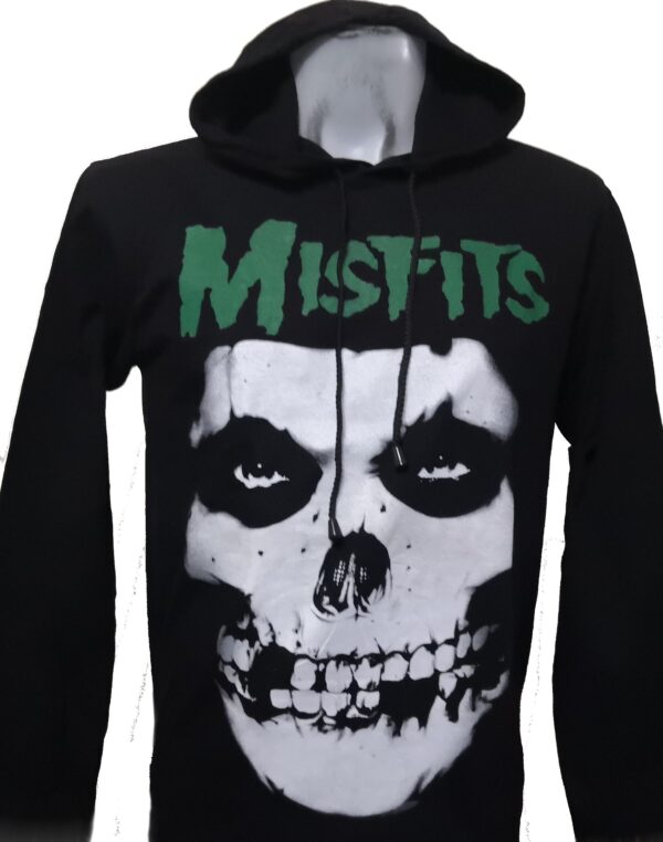 Misfits long-sleeved t-shirt w/hoodie size M