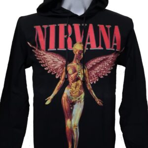Nirvana long-sleeved t-shirt w/hoodie In Utero size L