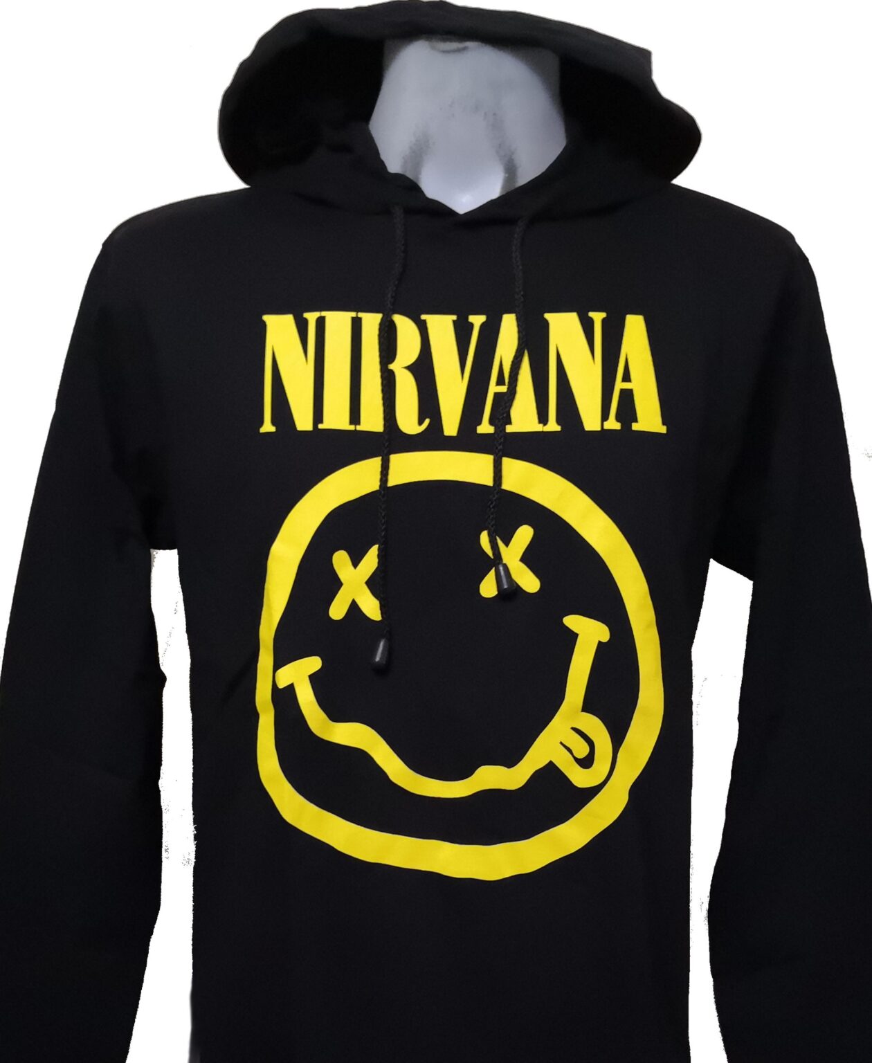 Nirvana long-sleeved t-shirt w/hoodie size L – RoxxBKK