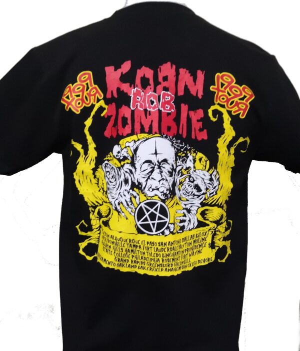 Korn + Rob Zombie t-shirt 1999 Tour size M - Image 3