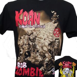 Korn + Rob Zombie t-shirt 1999 Tour size L