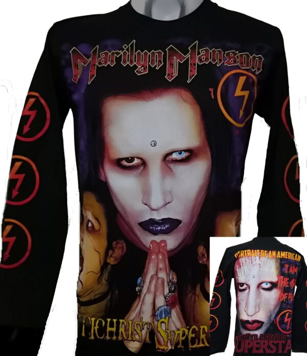 Marilyn Manson long-sleeved t-shirt Antichrist Superstar size XL