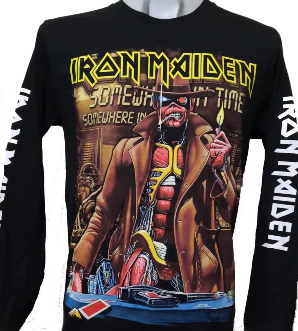 Iron Maiden long-sleeved t-shirt Somewhere in Time size L