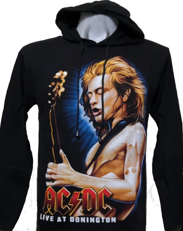 AC/DC long-sleeved t-shirt w/hoodie Live at Donington size M