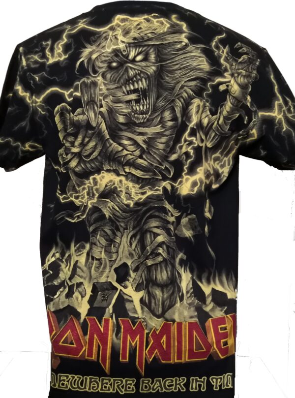 Iron Maiden t-shirt size L all-over print - Image 3